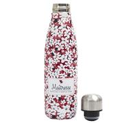 COOK CONCEPT - KA0277, Bouteille Isotherme 50 Cl Fleur Maitresse, Pratique et Élégante, Conçue pour Transporter Boissons Chaudes ou Froides, Bouchon Hermétique, Rose