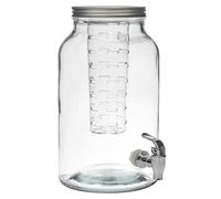 COOK CONCEPT, KA0495, Fontaine en verre coloré 5L pour boissons et apéritifs, idéale pour cocktails, bières et jus - Parfaite pour vos fêtes et événements - 5L