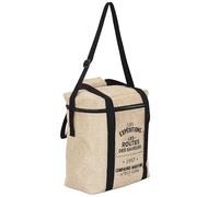 COOK CONCEPT - KA0505 Lunch Bag Fraicheur Effet Jute 9L - Pratique et Isolant - Conçu pour Pique-niques et Déjeuners au Bureau - Poignée Robuste - Dimensions 25 x 14 x 30 cm - Couleur Beige