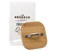 COOK CONCEPT - KA0611 Bocal de Conservation Bistrot 100cl - Verre Transparent - pour Stocker Aliments - Couvercle Hermétique - Facile à Nettoyer - 100cl