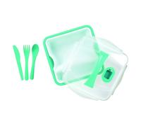 COOK CONCEPT - KA1444 Boîte Repas Tupperware Compartiments Amovibles, 10 Pièces, 15 L, Repas Chauds et Froids, Coloris Aléatoire, Taille Unique, Couleurs Variées