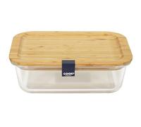 COOK CONCEPT - KA4799 - Lunch Box En Verre et Bamboo 104cl Cuisine à Emporter Lunch Box et Accessoire