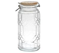 COOK CONCEPT - KA5507 - Bocal de Conservation Couvercle Bambou 2.7L, Rangement Cuisine