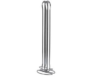 COOK CONCEPT - KA6299 Porte-Dosettes Compatible Nespresso - Rangement Élégant pour Capsules - Design Métal Moderne - Dimensions 375 x 10 x 9 cm - Couleur Argent
