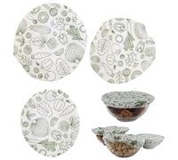 COOK CONCEPT - KB6041 - Couvercle en Tissu Reutilisable x3, Conservation Autre Accessoire