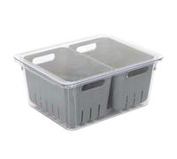 COOK CONCEPT - KB6110 Coffret de 2 Cubetas Multicolores Pour La Maison - Conçu Pour Rangement et Organisation - Pratique et Élégant - Taille Standard - Couleur Multicolore