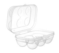 COOK CONCEPT, KB6799, Boîte à œufs en Plastique Transparent, hermétique, légère et résistante, pour 6 œufs, Facile à Nettoyer, idéale pour la Conservation, Taille : 6 œufs, Couleur : Transparent
