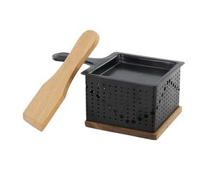 COOK CONCEPT - KC2487 Raclette Individuelle à la Bougie - Appareil Nomade, Compact et Élégant, Pour 1 Personne, Dimensions 16,20 x 9,40 x 6,70 cm, Couleur Non Spécifiée