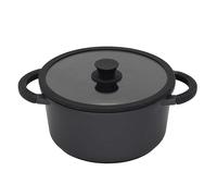 Faitout Aluminium "Fonte" 24cm Noir Noir G