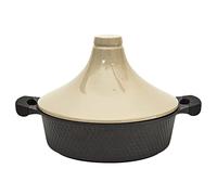 Plat à Tajine en Fonte d'Aluminium Maroc 28cm Beige