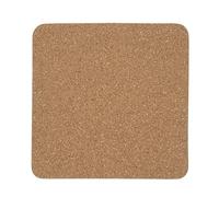 COOK CONCEPT, KA0493, Dessous de Plat Carré en Liège 19 cm - Protection Contre la Chaleur, Design élégant et Polyvalent, idéal pour la Table ou la décoration - Marron