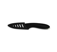 COOK CONCEPT, KD31231, Couteau en céramique 75 cm avec Manche Soft et étui de Protection, idéal pour trancher Fruits et légumes, Facile à Nettoyer, Ergonomique, Couleur Noire