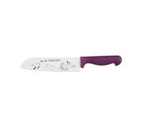 COOK CONCEPT - KD5864 - Couteau à Émincer Ludique en Acier Inoxydable - Idéal pour Hacher et Trancher avec Humour - Dimensions 30 x 4 cm - Couleur Violet