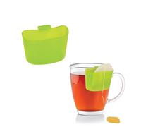 COOK CONCEPT - KM4091 Repose Sachet de Thé Suspendu en Plastique Multicolore - Conçu pour Amateurs de Thé - Dimensions 5,9 x 2,6 x 4,5 cm - Idée Cadeau