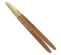 COOK CONCEPT - KU6119, Pince en bambou aimantée, ustensile de cuisine pratique et design bicolore, facile à fixer sur support métallique, dimensions 4 x 1,50 x 24,50 cm, Marron