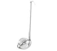 COOK CONCEPT - KU6562 - Louche avec Filtre en Acier Inoxydable 317 cm - Ustensile de Cuisine Pratique pour Soupe et Sauce - Argenté - Idée Cadeau - Polyvalence d'Utilisation