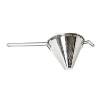 COOK CONCEPT, KU6629, Chinois de Cuisine 18 cm en Acier Inoxydable, passoire Ergonomique pour filtrer liquides et Solides, Facile à Nettoyer et à Ranger, Argent