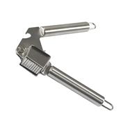 COOK CONCEPT - KU6653 Presse-Ail Manuel en INOX - Conçu pour Cuisine Ergonomique - Multifonction avec Décapsuleur - Facile à Nettoyer - Taille Unique - Couleur Argent