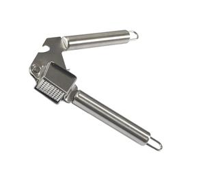 COOK CONCEPT - KU6653 Presse-Ail Manuel en INOX - Conçu pour Cuisine Ergonomique - Multifonction avec Décapsuleur - Facile à Nettoyer - Taille Unique - Couleur Argent