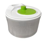 COOK CONCEPT, KU6765, Essoreuse à Salade Ergonomique, Facile à Nettoyer, mécanisme d'essorage Efficace, Design Moderne, idéale pour Toutes Vos préparations, 22,5 cm, Transparent/Blanc/Rouge/Gris/Noir