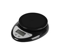 COOK CONCEPT, KU6767, Balance de Cuisine Électronique Précise avec Fonction Tare, Écran LCD Rétroéclairé, Surface en Verre Trempé, Idéale pour Pâtisserie et Cuisine Quotidienne, Noir, 5kg