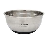 COOK CONCEPT, KU6771, Bol mélangeur antidérapant Ergonomique, idéal pour mélanger et Servir, Facile à Nettoyer, capacité généreuse, Design Moderne, Taille 26 cm, Couleur Gris/Noir