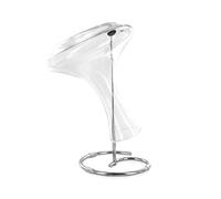 COOK CONCEPT - KV7083 Séchoir À Carafe en Métal Chrome - Égouttoir Amovible - Stabilité Optimale - Pieds Antidérapants - Taille Unique - Couleur Argent