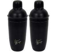 COOK CONCEPT - KV7312 Shaker à Cocktail 62Cl pour Boissons et Apéritifs - Accessoire Art de la Table Élégant - Conçu pour Bières et Jus - Multicolore - 8,1 x 8,1 x 21,7 cm (Lot de 2)