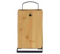 COOK CONCEPT Lot de 4 planches à découper en bambou avec support en métal