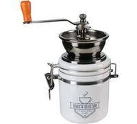 COOK CONCEPT - KA2246, Moulin à Café Barista en Bois et INOX, Design Élégant, Conçu pour Moudre Vos Grains à Domicile, Dimensions 15,5 x 8,5 x 19,8 cm, Couleur Blanc