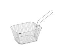 COOK CONCEPT Panier à Frites en Acier Inoxydable 19x9x13 cm Argenté | Acier inoxydable, design original, présentation fritures, format 19x9x13,6 cm, service table, ergonomique, argenté