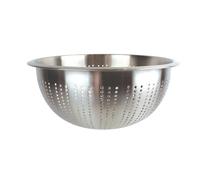COOK CONCEPT Passoire en Inox Brossé 27,5 cm avec Poignées Argent | Inox brossé, passoire, format 27,5x27,5x11,5 cm, égouttage pâtes légumes fruits, poignées ergonomiques, argent