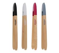Cook Concept – Pince en bambou aimantée KU6119, bicolore, fixation magnétique, 24,50 cm, Marron
