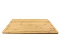 Totally Addict Planche à découper Kd3238 en bambou avec rebord marron 45 x 34 x 3,5 cm
