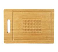 Cook Concept – Planche à découper KD3330 en bambou avec empiècement de découpe 33 x 23 x 1,90 cm
