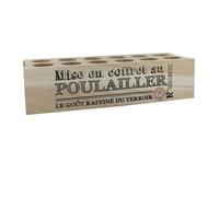COOK CONCEPT Rustic Wooden Egg Box