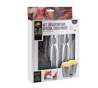 Saveur et Degustation KU6098 Ustensile à Crustacés 10 Pièces Acier Inoxydable 17,5 x 4,6 x 26 cm
