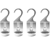 Cook Crochets pivotants standard Lot de 4 Set of 4 Argenté.
