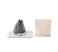 Cook Grade Fish Cake Baking Safe Flexible Silicone Accessoires de Cuisson pour Pâtisseries Chocolat Creative Decoration Silicone de qualité alimentaire