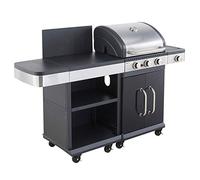 Barbecue gaz 3 brûleurs + desserte - FIDGI 3 COOK IN GARDEN