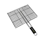 Cook’in Garden - Grille Barbecue, Dimensions 40 × 30 cm, Résistante aux Flammes et Hautes Températures, Manche Soft Touch Ergonomique, Compatible Multi-Marques, Idéale Cuisson Extérieure