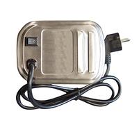 Cook'in Garden Moteur Tournebroche Électrique en Inox - Modèle AC084 - 220 Volts - Compatible avec la broche AC296 - Dimensions L20,5 x l11,5 x 10H centimètres