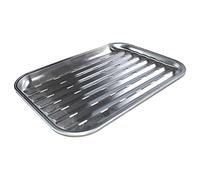 Cook’in Garden - Plat Anti-Flamme en Inox, Réutilisable et Résistant à la Chaleur, Cuisson Rapide et Homogène, Idéal pour Barbecue et Plancha, Accessoire Pratique Cuisine Extérieure Jardin
