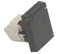 Cook Max Prise de courant avec fusible et couvercle 2 pôles 16 A 250 V pour brühm aschine à encastrer Ø 45 mm Largeur 50 mm