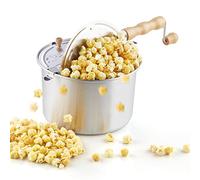Cook N Home 02626 Popper Pop-corn en aluminium pour cuisinière Argenté 6 l