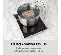 Cook n Roll Plaque à induction 2000 W minuterie 3 h 10 niveaux noir