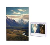 Cook National Park Montagne Puzzle pour adultes 1000 pièces Puzzle en bois à partir de photos Puzzle stimulant parfait pour les soirées de jeu, décoration de la maison, cadeau pour les vacances