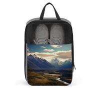 Cook National Park Sac à chaussures de voyage étanche avec fermeture éclair et poignée Taille unique, Style :, Taille unique, Sacs à chaussures pour le voyage