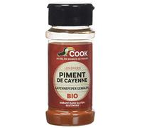 Cook Piment de Cayenne Moulu - 1 Unité Bio - 40 g