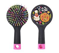 Cook Pizza Italy Brosse à cheveux démêlante Base coussin